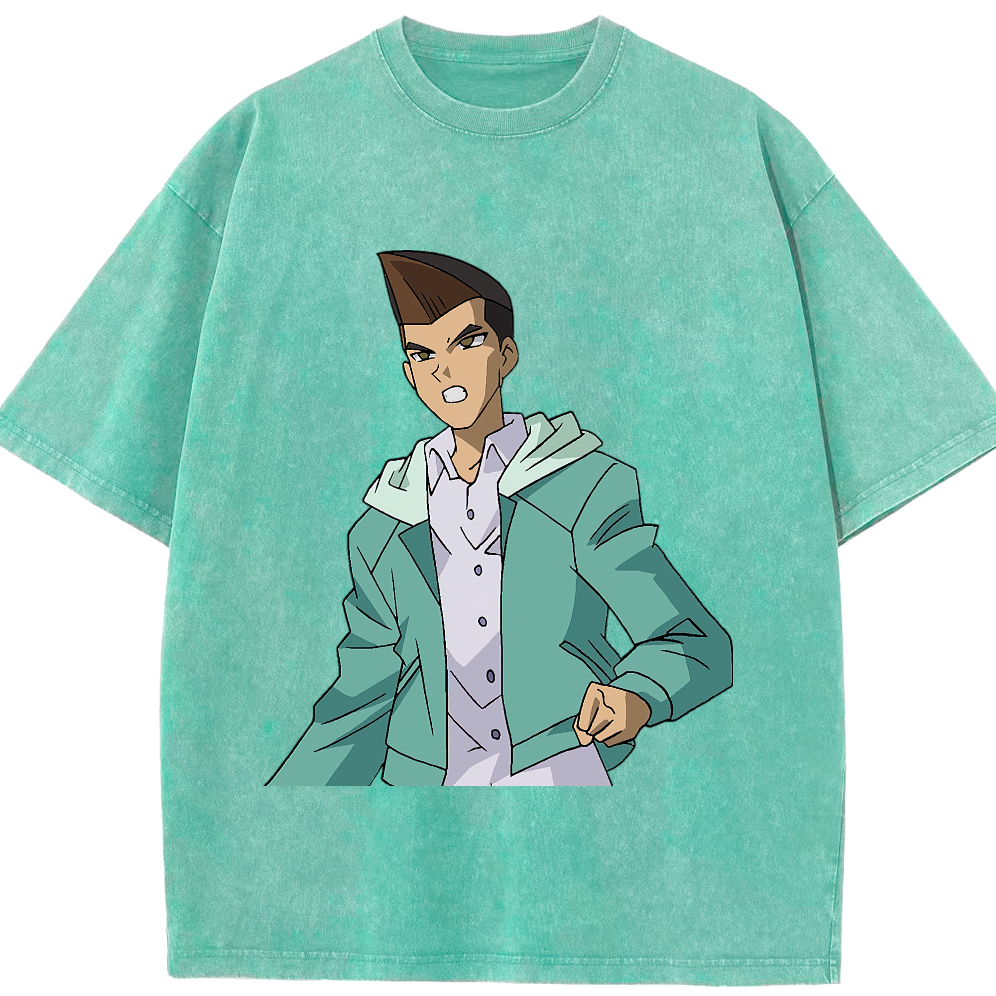 （画像用） 遊☆戯☆王 Yu-Gi-Oh! 綿100% ヴィンテージ風 半袖Tシャツ（フロントプリント）